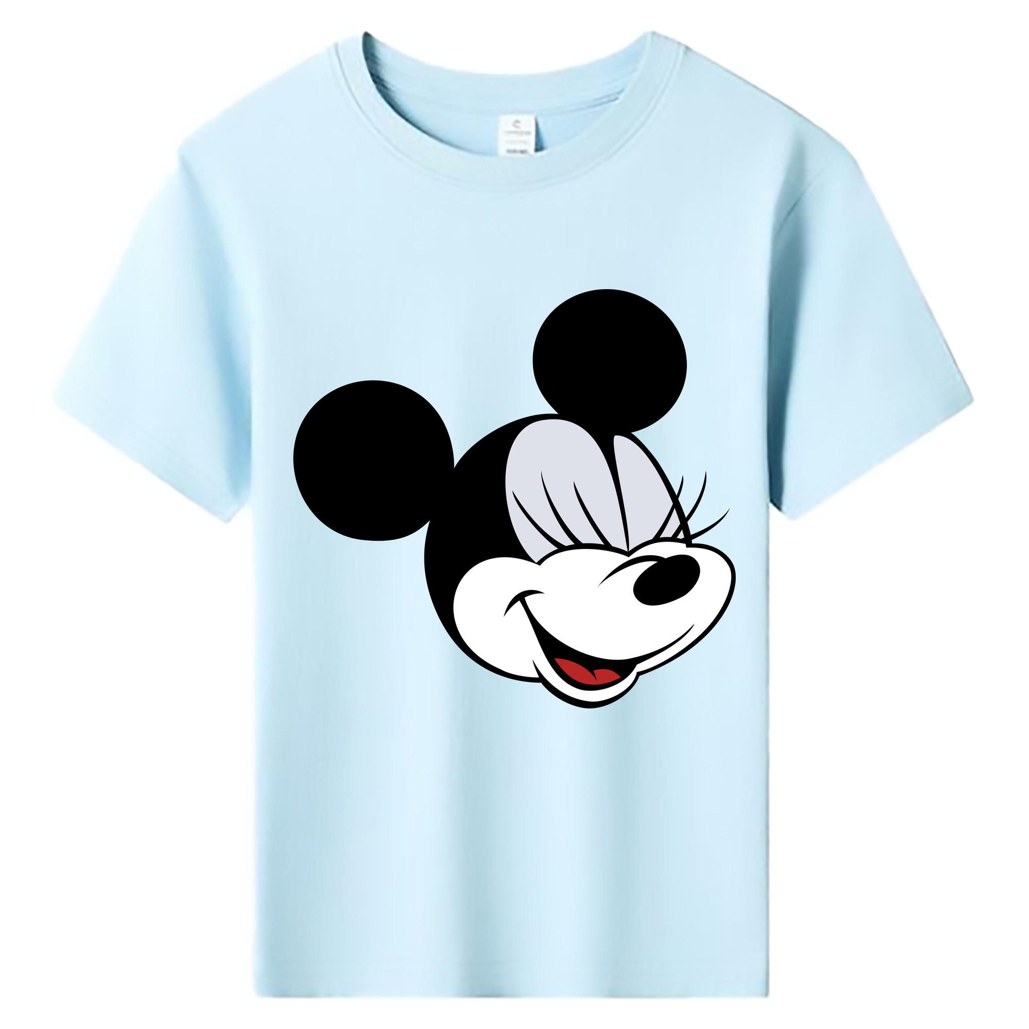 ミッキーマウス Mickey Mouse 綿100％キッズTシャツ（フロントプリント）